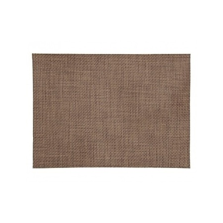 6x placemat brainded brown 45 x 30 cm