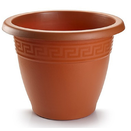 6x pieces plant pots terra cotta round diameter 30 cm