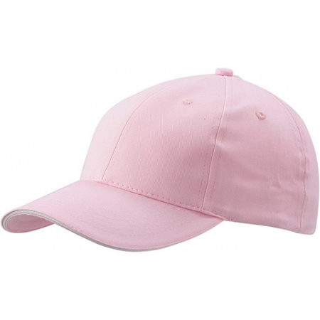 6x pieces light pink baseball cap