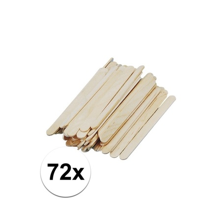 72x craft sticks 11 x 1,1 cm