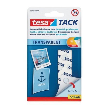 72x Tesa Tack adhesive rounds