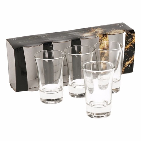 8x shooter glasses 5 cl 4 pieces