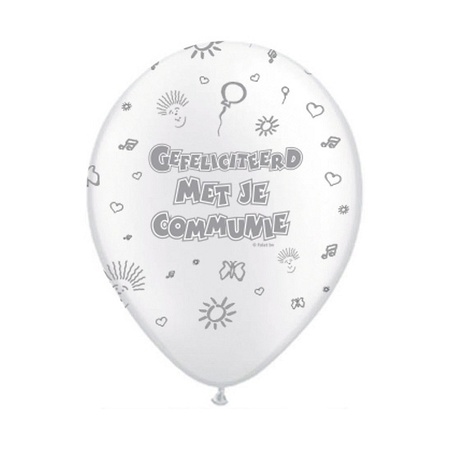 80 Communie ballonnen 30 cm