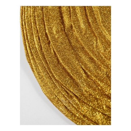 8x Gouden lampionnen met glitters 25 cm