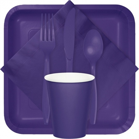 Purple cups 8 pieces