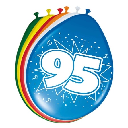 8x Balloons 95 years