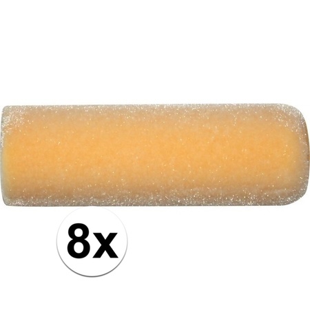 8x Velvet lakverfroller acryl 10 cm