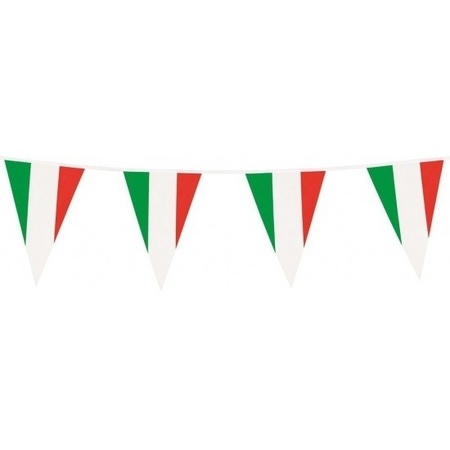 8x Buntings flags Italy 10 meter