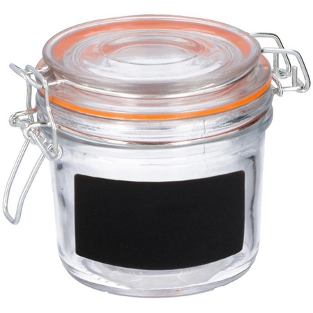 8x Weck/mason jars with labels
