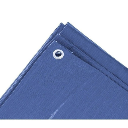 Aanhanger afdekzeil met elastisch koord blauw  208 x 114 cm