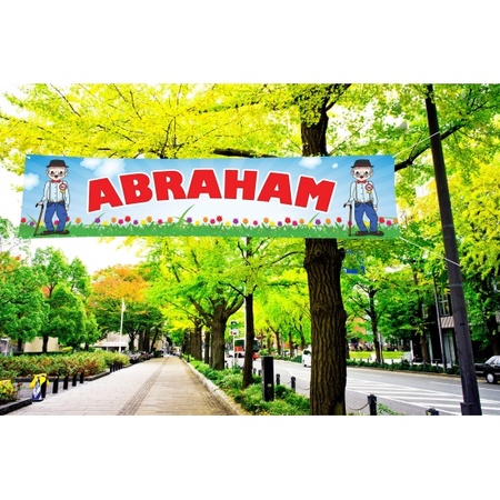 Abraham PVC banner 200x 50 cm