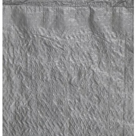 Afdekzeil/dekzeil - grijs - polypropyleen - 4 x 6 meter