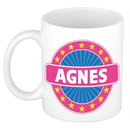 Agnes naam koffie mok / beker 300 ml