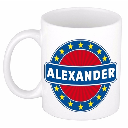 Alexander naam koffie mok / beker 300 ml