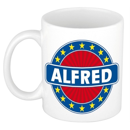 Alfred naam koffie mok / beker 300 ml