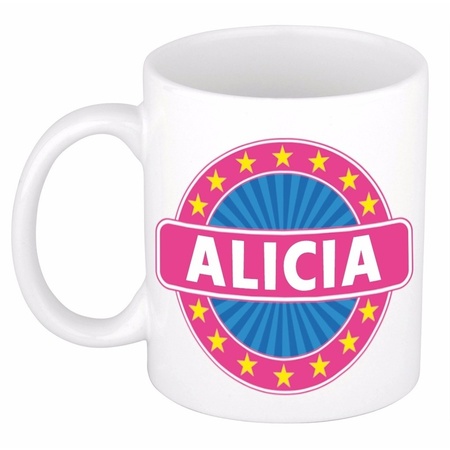 Alicia naam koffie mok / beker 300 ml