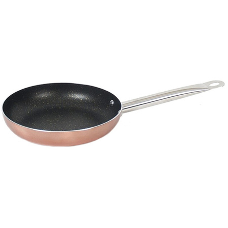Aluminum rose gold small frying pan Kerr with non-stick coating 22 cm