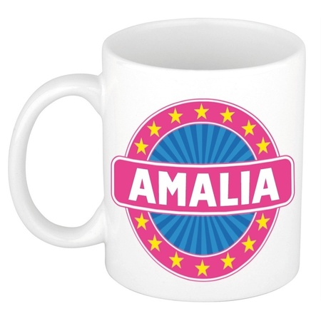 Amalia naam koffie mok / beker 300 ml