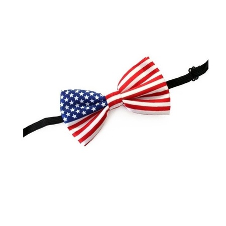 America fancy dress bow tie 12 cm for women/men