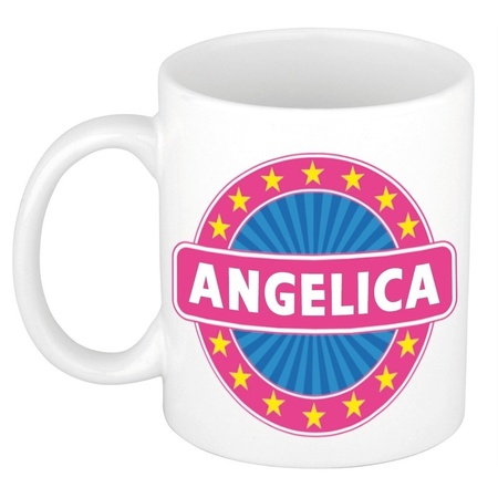 Angelica naam koffie mok / beker 300 ml