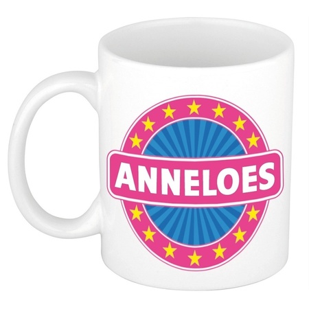 Anneloes naam koffie mok / beker 300 ml