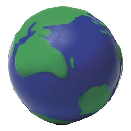 Anti-stress balls globe 6,5 cm