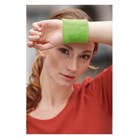 Aqua wrist sweatband