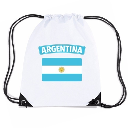 Argentina flag nylon bag 