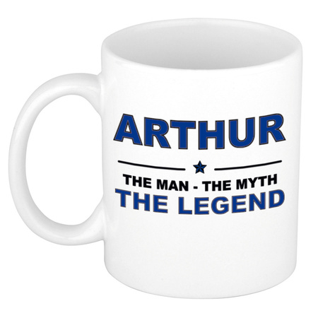 Arthur The man, The myth the legend cadeau koffie mok / thee beker 300 ml