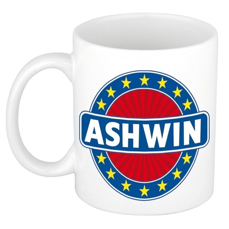 Ashwin naam koffie mok / beker 300 ml