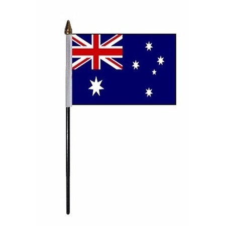 Australia mini flag on pole 10 x 15 cm