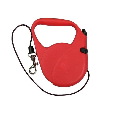 Automatic dog leash 3 meters red