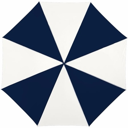 Automatic umbrella blue/white 82 cm