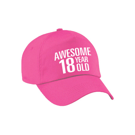 Awesome 18 year old cap pink for men and women