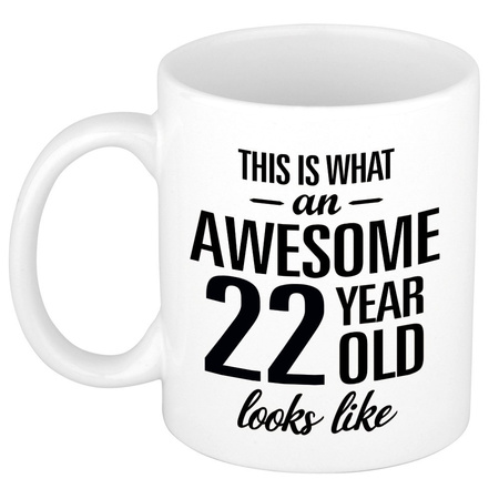 Awesome 22 year mug 300 ml