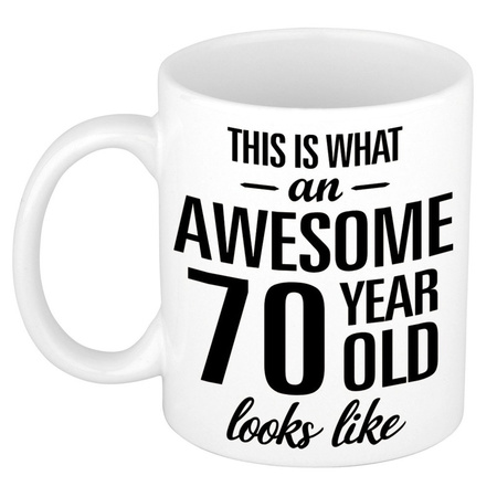 Awesome 70 year mug 300 ml