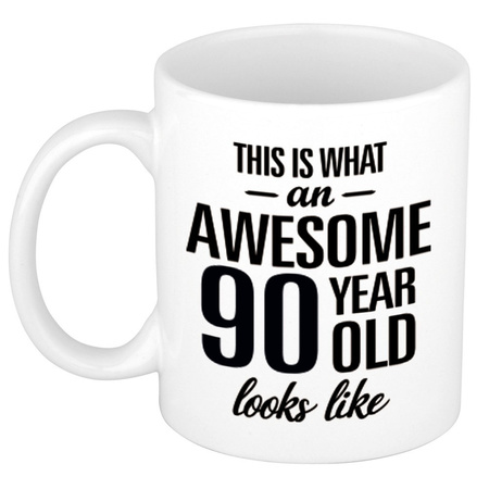 Awesome 90 year mug 300 ml