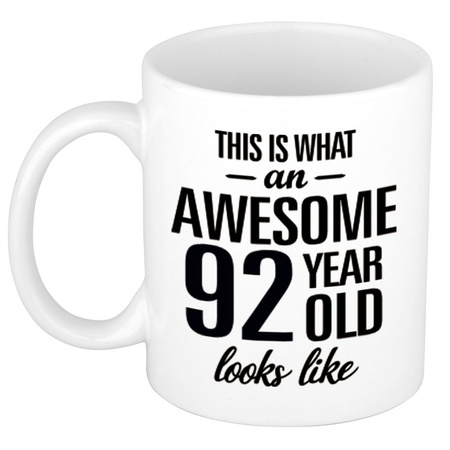Awesome 92 year mug 300 ml
