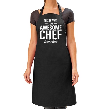 Awesome chef bbq apron for men 