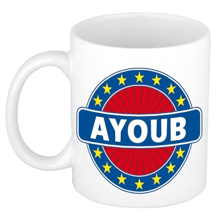Ayoub naam koffie mok / beker 300 ml