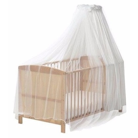 Cradle mosquito net white