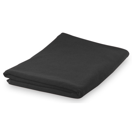 Badhanddoek / handdoek extra absorberend 150 x 75 cm zwart