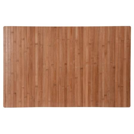 Badkamer mat anti-slip bamboe naturel 50 x 80 cm