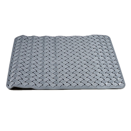 Arte r Bath mat - non-slip - stone gray - braided - 50 cm