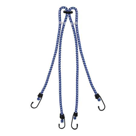 Spider stretch cords with hooks 4 x 60 cm