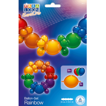 Balloon garland rainbow
