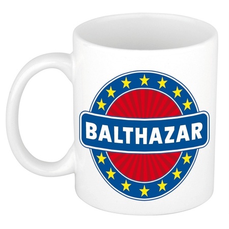 Balthazar naam koffie mok / beker 300 ml