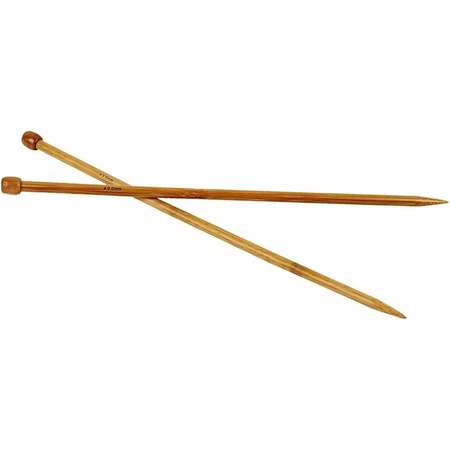Bamboo knitting needles no.9