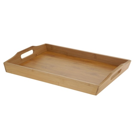 Bamboo serving tray 43 cm