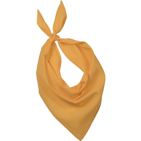 Bandana/handkerchief yellow for adults